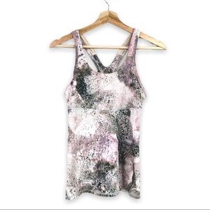 Lululemon - Crossback Tank Sugar Crush Multi / Silver Fox - 6